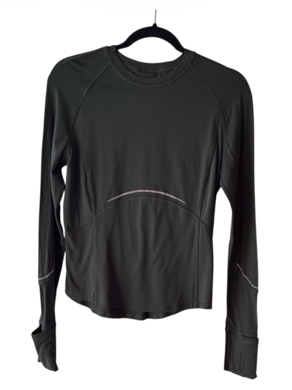 Lululemon Rulu Reflective Running Performance Long Sleeve Shirt 6 EUC Activewear - Picture 3 of 11
